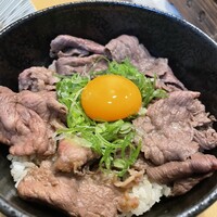 花殿 天王寺ミオ - 牛丼の上等　米が硬い感じ