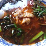 満州ニラら～めんの店 さかえや - 満州ニララーメン（中・アップ）