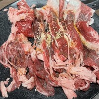 名駅de 焼肉 DOURAKU 名駅店 - ブリスケ　筋多い