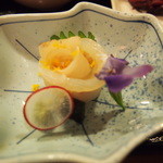 しの原 - 鱸の刺し身 しの原 2014/9/20