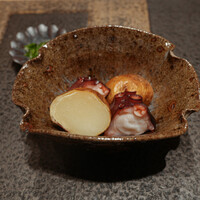 あま木 - 海苔塩、新じゃがと煮たこ