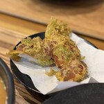 武蔵野うどん 松 - 竹輪磯辺天　170円
