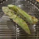 てんぷら 下村 - アスパラガス