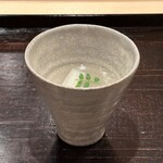 料理屋もり尋 - 浅利と独活のスープ