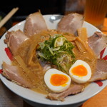 真打 英多朗 - ゆずラーメン全部のせ
