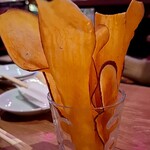 ITAKORE - お通しのサツマイモのチップス　税込¥330