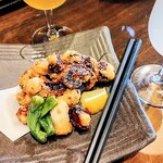 蔵の料亭 さかばやし - 蛸の唐揚げ