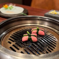 和牛焼肉 とびうし 飯田橋 - 「ねぎたん巾着」