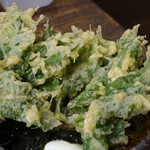 葛西 めんや - あしたば天そば＠税込490円＋ゆでたまご＠税込100円