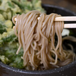 葛西 めんや - あしたば天そば＠税込490円＋ゆでたまご＠税込100円