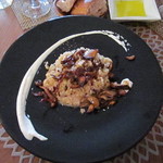 シクラメンテ - パスタ料理　きのこのリゾット　岡山産チーズ添え