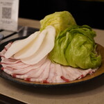 麻布十番しも井 - ●黒豚のつゆしゃぶ