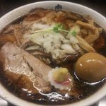 肉そば総本山神保町けいすけ - 肉そば、しょうゆ、麺大盛り、味玉つき