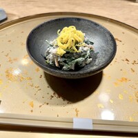 うなぎ 目白ぞろ芽 - 一品料理追加で白和え