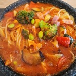 魔法のパスタ - いろどりトマト