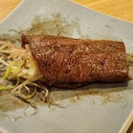 ビーフ鈴木 - ネギ巻きロース
