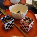 柚木元 - 松茸尽くし２０１４！まずは口取りに各種茸