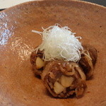 柚木元 - 松茸の牛肉巻きすき焼き風