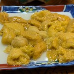 お宿 お食事処 鱗晃荘 - 店主が朝獲った、無加工のムラサキウニ