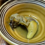 お宿 お食事処 鱗晃荘 - アワビの肝