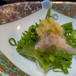 お宿 お食事処 鱗晃荘 - ホッケのたたき