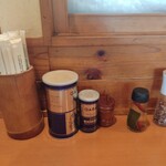 ケンチャンラーメン - 調味料