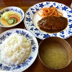 ハンバーグ支倉 - 料理写真:ハンバーグランチセット※平日限定