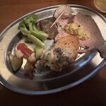 テッパン ダチュカテ - 前菜の盛り合わせ