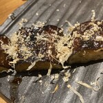 鶏と酒 怜 - 茄子の炭火焼き