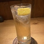 鶏と酒 怜 - ホワイトオークゴールドハイボール