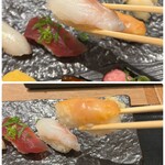 築地魚力 - 白身魚、赤貝、