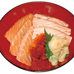 サーモン親子丼