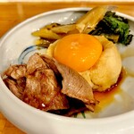 大衆酒場 坂本商店 - 20250710名物 すき焼きポテサラ680円