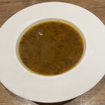 レストラン アラジン - 豆のスープ