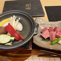 すき焼き 牛しゃぶ 松重 - 