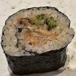 鮨 龍次郎 - 鱧唐揚げ胡瓜胡麻太巻き