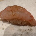 鮨 龍次郎 - 海老2尾付け　トロトッロ濃厚