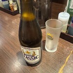 ラーメン札幌一粒庵 - サッポロクラシック中瓶780円