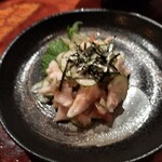 おはなぼう - 鶏胸肉の梅肉和え450円