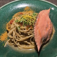 三河　わたりがに　濃厚煮込みソース　キタッラ