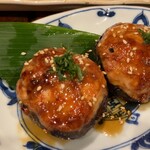 酒菜 天味 - 会津地鶏の椎茸のつくね