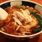 支那麺 はしご - 【画像追加】鶏絲麺（ちーすいめん・麺硬め・柚子増し）（2014.09）