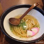 うどん茶屋 志道 - 2014.9.7(日)17時かまかけ380円4点　カスうどん880円2点 ワクワクさせる仕掛けが多々（*^_^*）