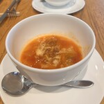 六甲山サイレンスリゾート カフェテリア - 季節のス−プ　ミネストローネ