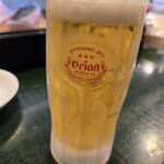 きんぱぎんぱ - オリオン生ビール×2