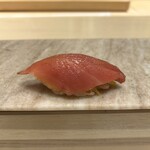 すし 零 - めじ鮪中トロ沢庵