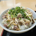 麺屋桃太郎 - セットのミニチャーシュー丼  これが好きで概ね注文してしまいます  2025/3/12