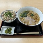 麺屋桃太郎 - 醤油ラーメンミニ丼セット(チャーシュー丼)  2025/3/1€
