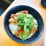 18ラーメン - チャーシュー丼　¥200-