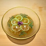 西麻布 万葉 - 酢橘素麵
